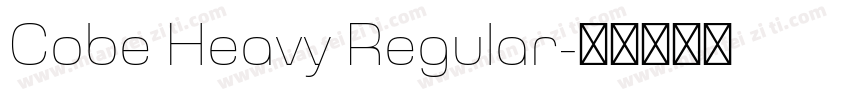 Cobe Heavy Regular字体转换